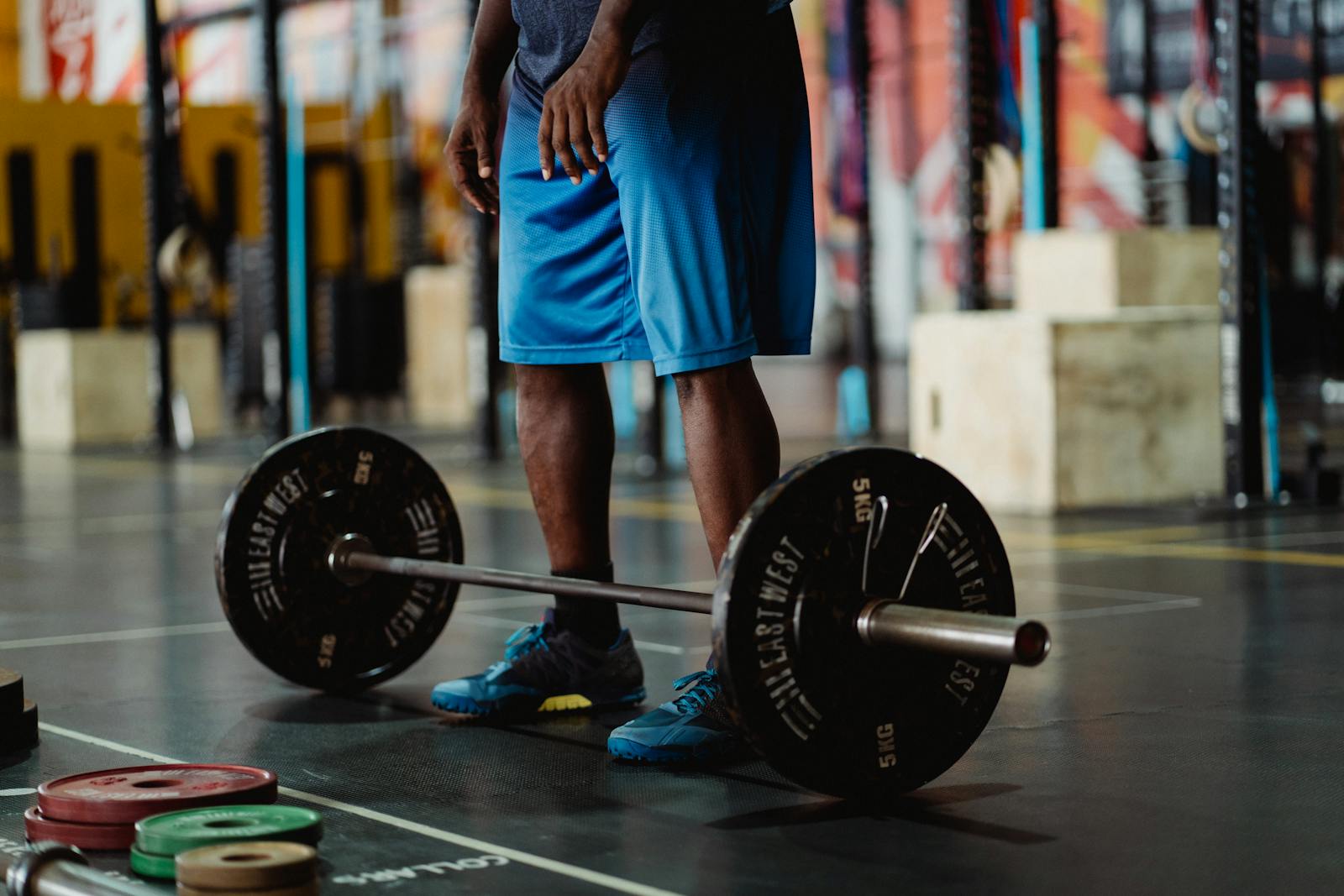 A lifter deadlifting for the Madcow 5x5 program