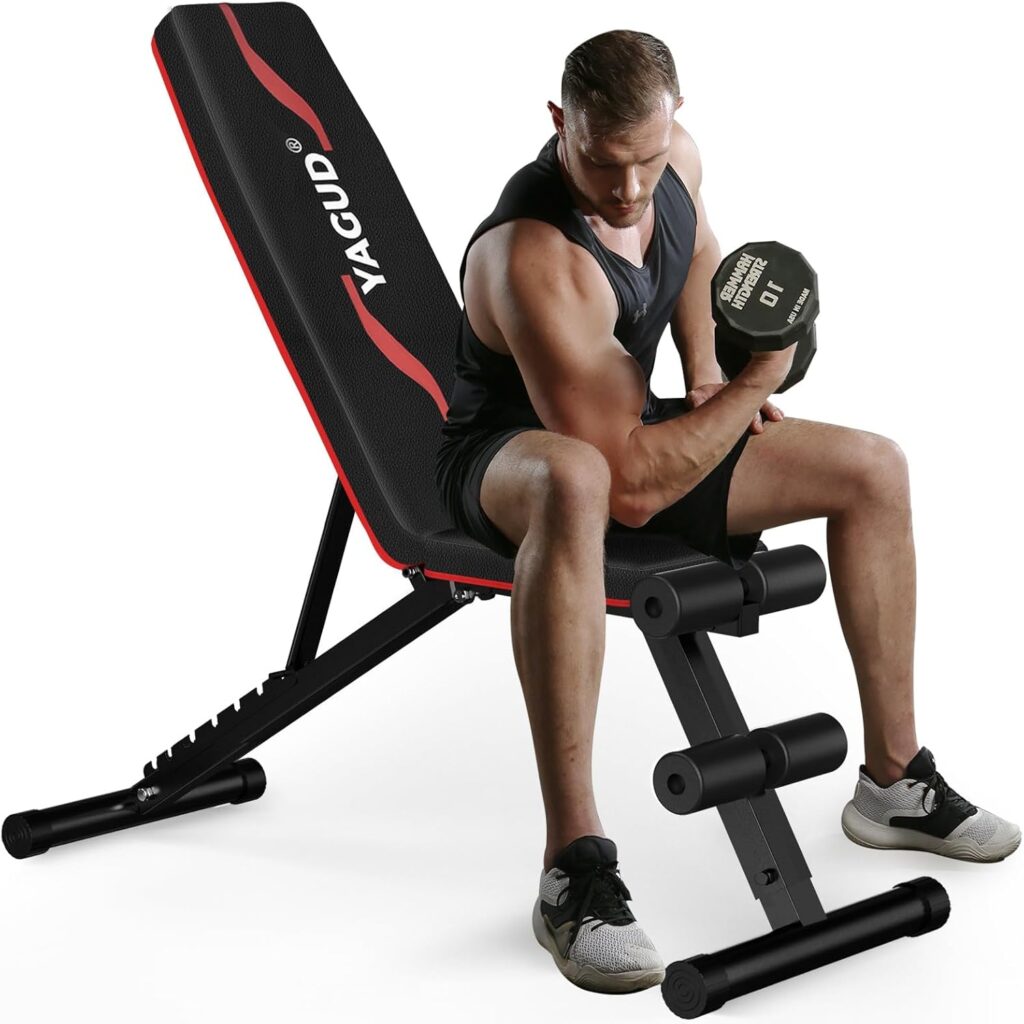 Adjustable Workout Benches for Home Gym Dumbbell Exercise