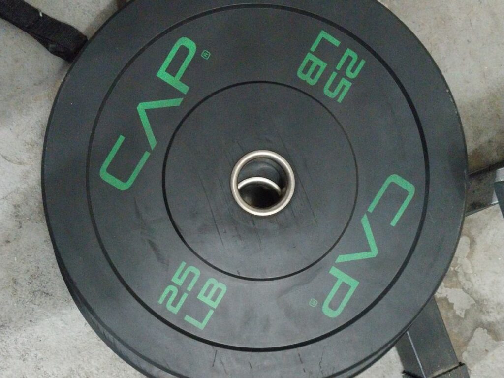 CAP 25lb olympic bumper plates